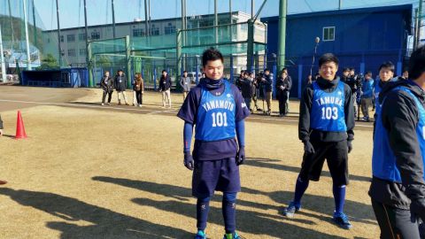 新人合同自主トレスタート