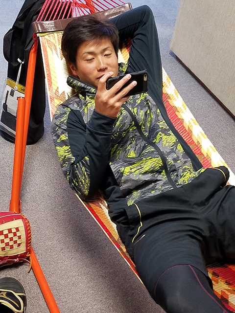 ハンモック導入しました。