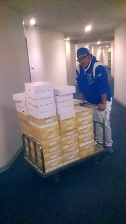 かなりの重労働。