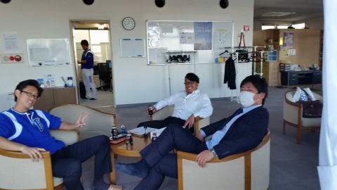 マネージャー3人衆。