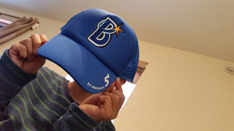 家にもDeNAベイスターズが来ました。