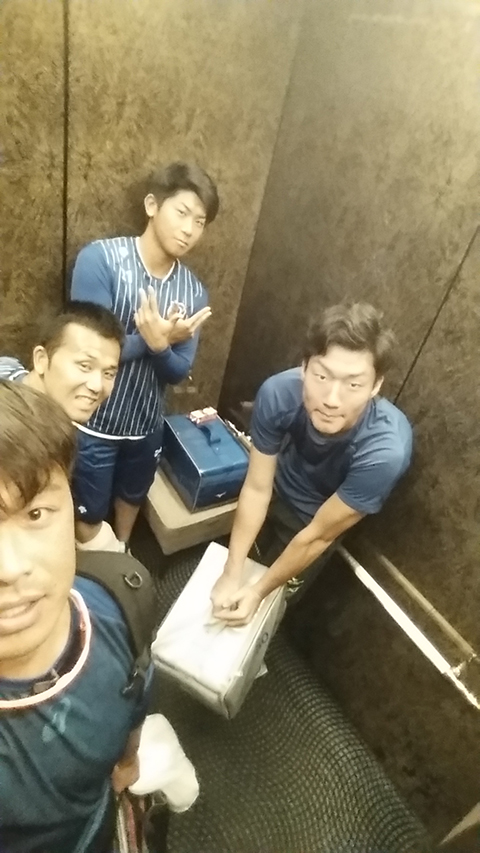 練習終わったよ。