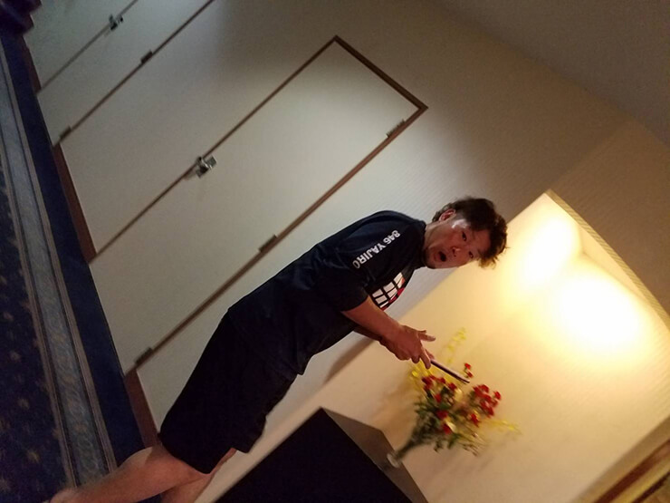 ビックリの仕方