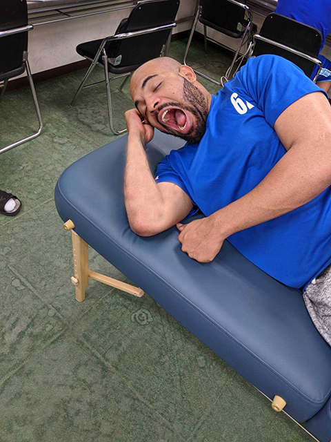 しっかり休んで