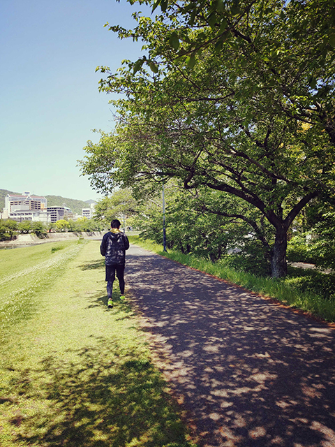 ウォーキングしてきました。