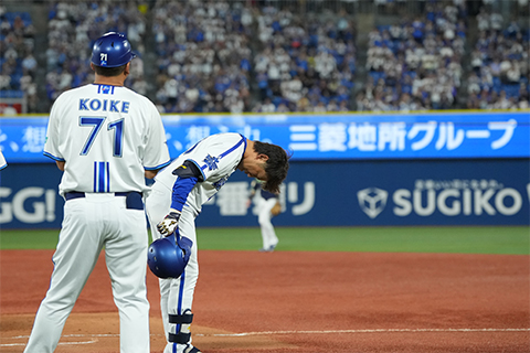 引退セレモニーオフショット