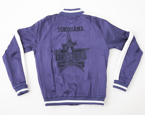 YOKOHAMA DeNA BAYSTARS パッチ付きジャケット Lサイズ jk025-ht-1.jpg