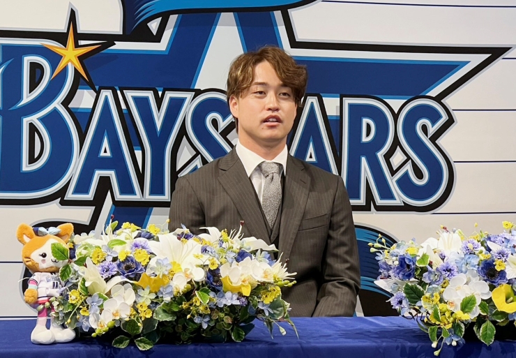 橋本達弥選手 支配下登録記者会見 ｜ 横浜DeNAベイスターズ