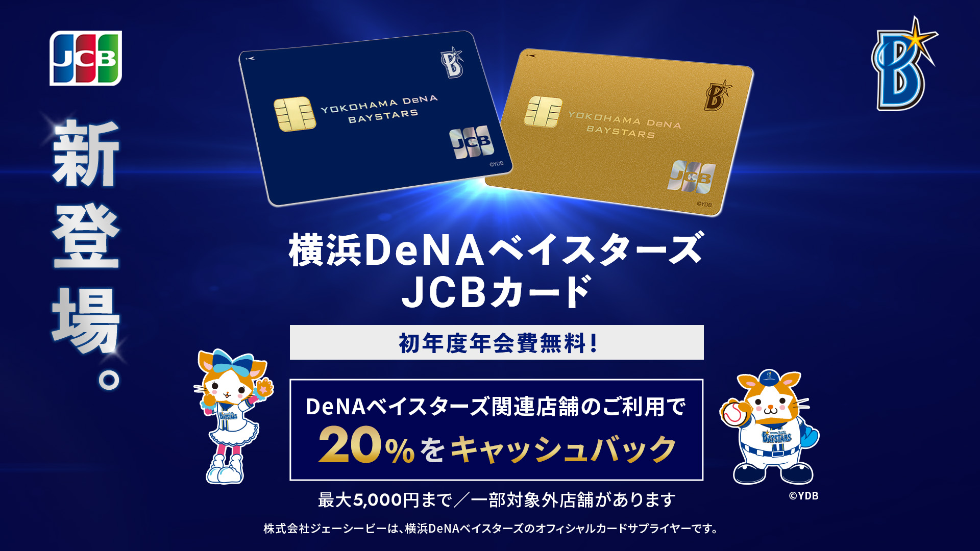 横浜DeNAベイスターズ　nanaco　限定　ナナコカード 7/1(水)「横浜DeNAベイスターズJCBカード」がリリースします！ ｜ 横浜