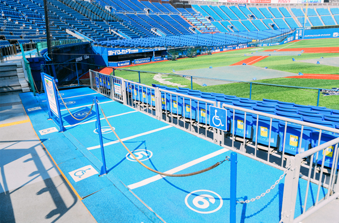 車椅子席利用者専用チケット