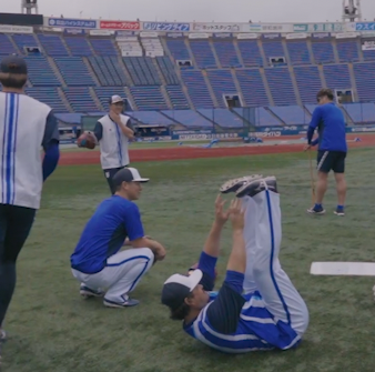 みんなでキャッチャーフライを取る朝