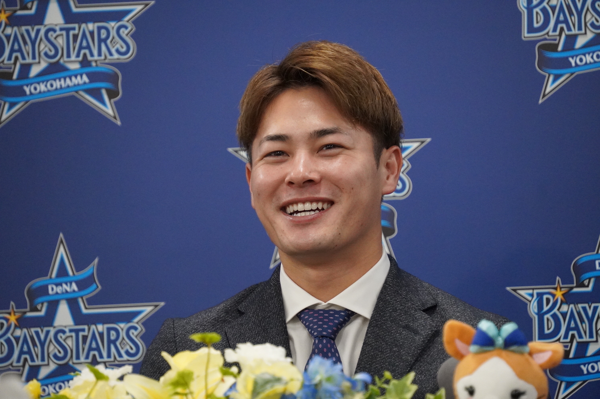 笠谷 俊介選手【入団記者会見】	