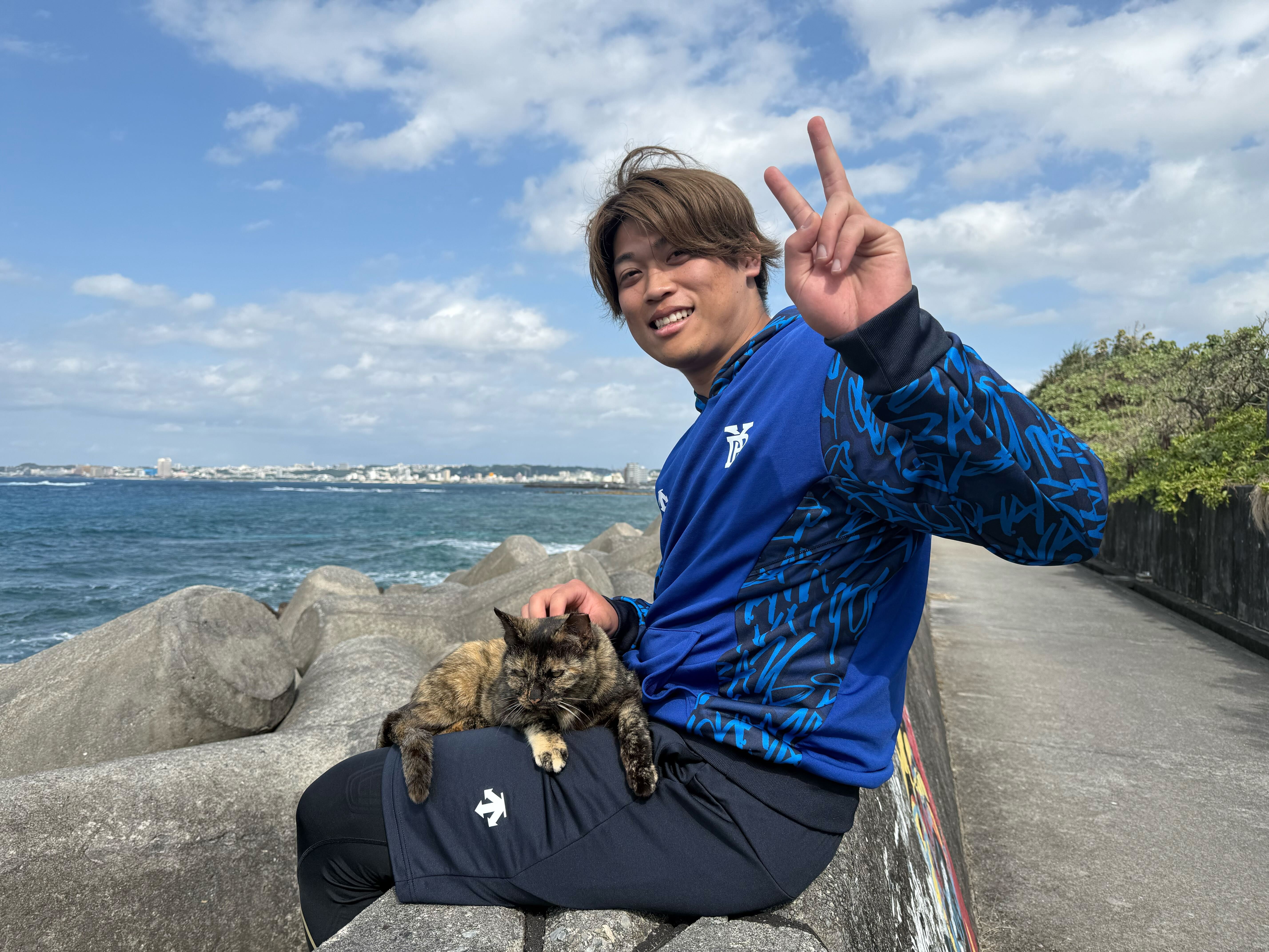 【宜野湾】猫の日に猫を探していた男