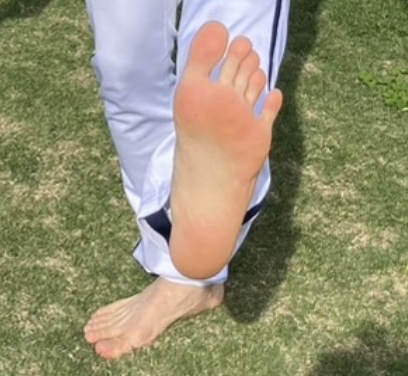 ハダシ流行中？