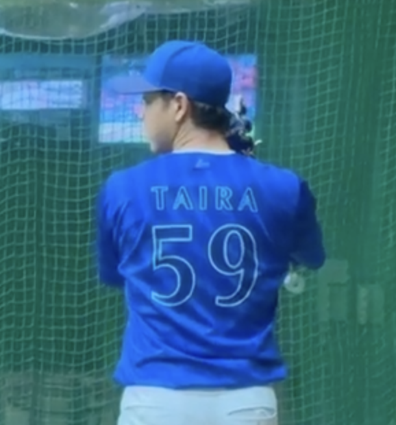 当番前のブルペン。