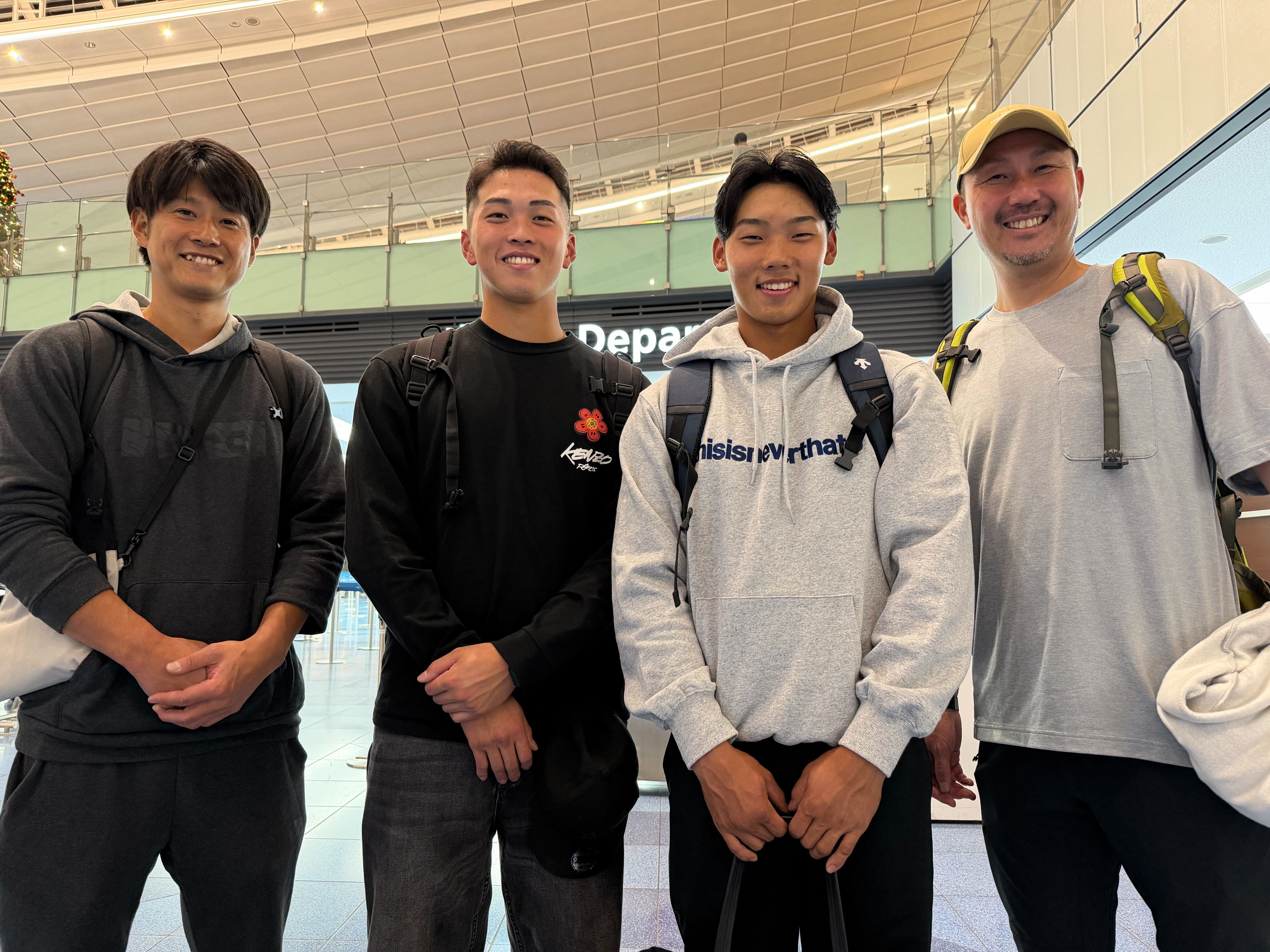 ドバイ組出発しました！