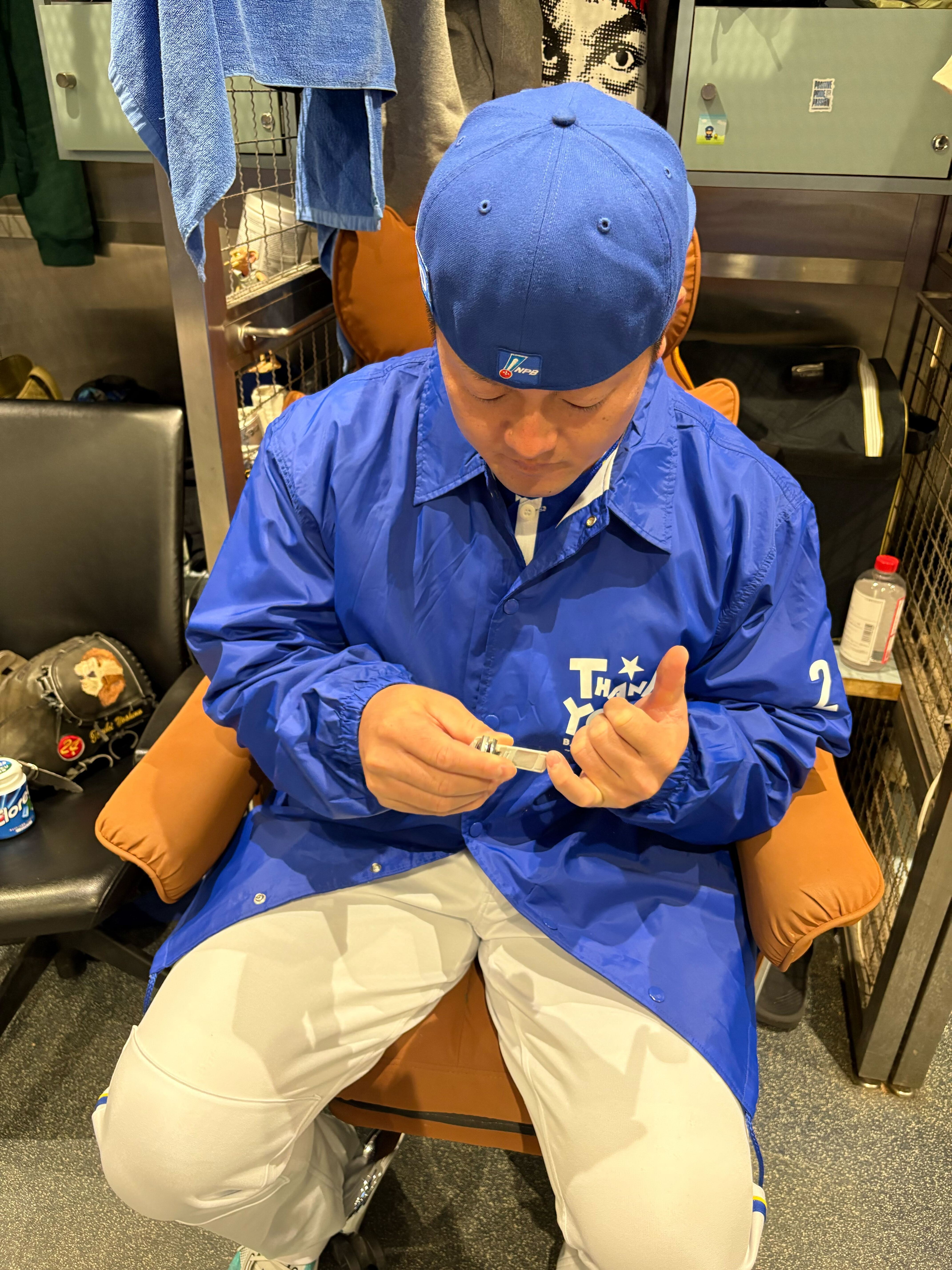 牧が持ったら小さ（笑）