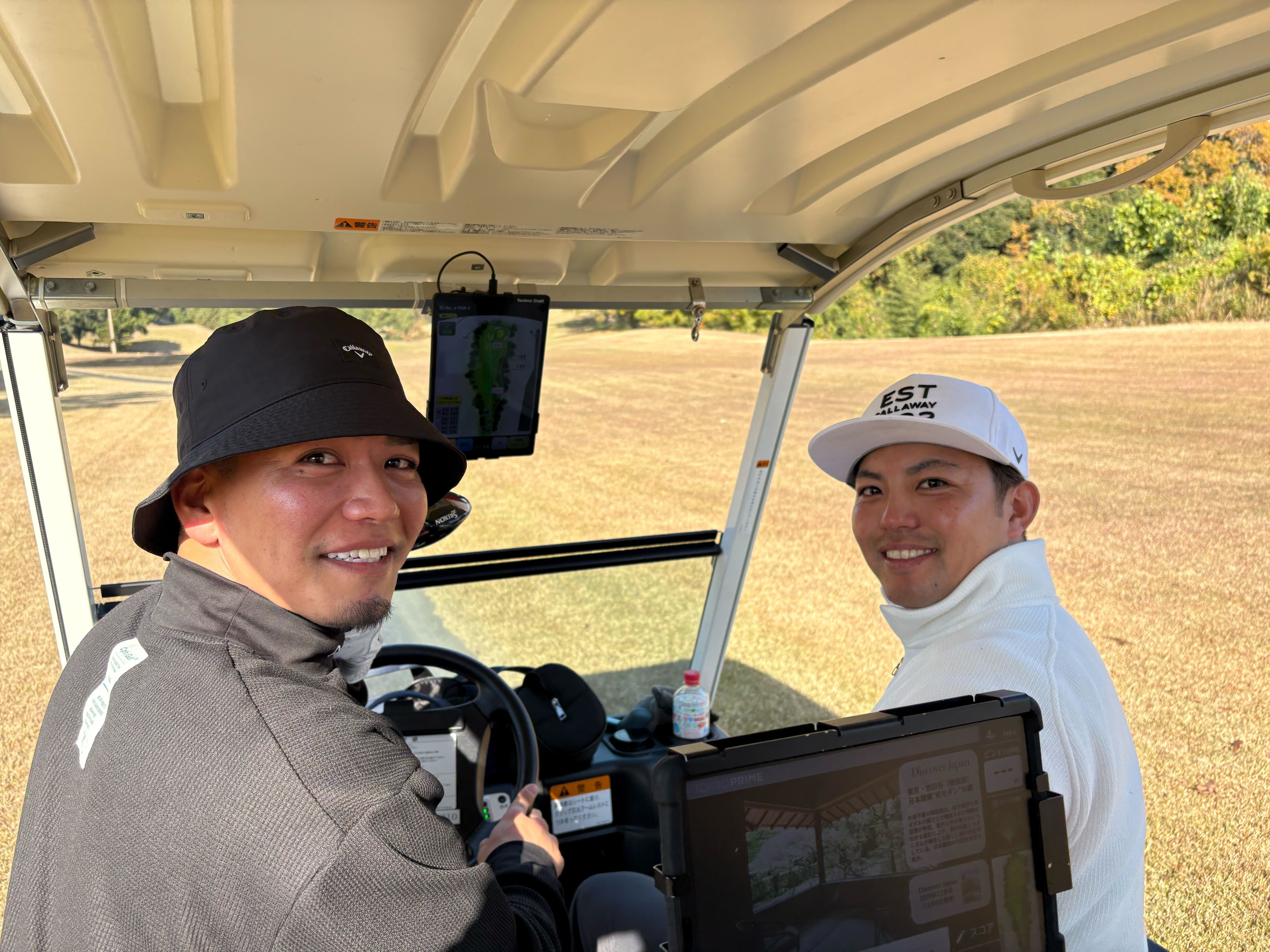 選手会ゴルフ行ってきたよ。