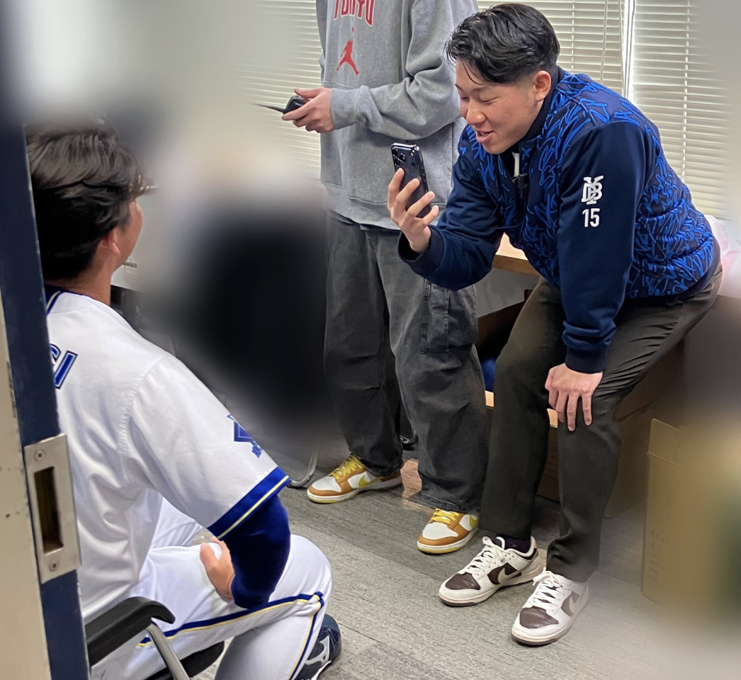 現場、温かいです。