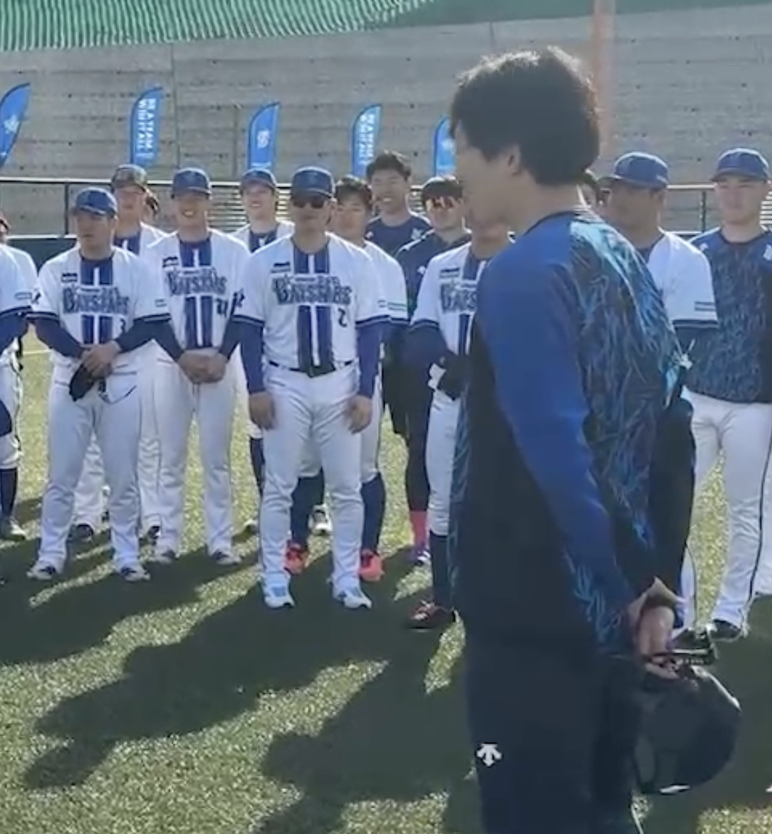 大貫選手の誕生日を祝いました！