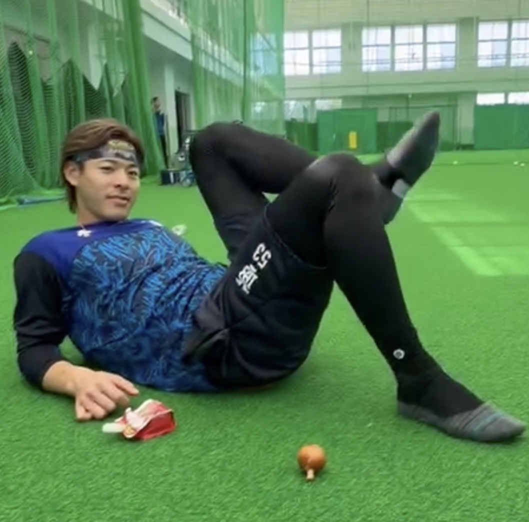 練習終わりのリラックスタイム😌