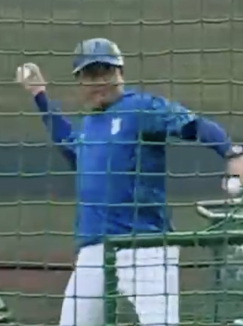 おかわりバッティングだ❗️