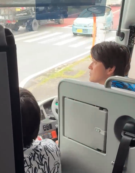 平田さんの大型バス初運転🚌