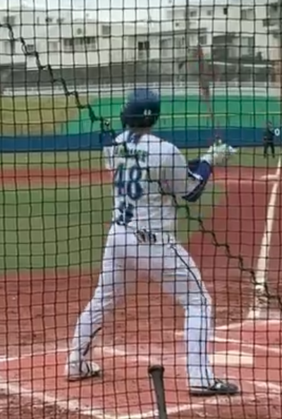 嘉手納　シート打撃