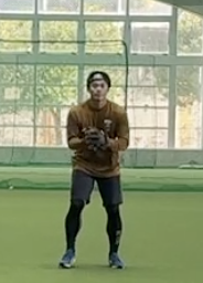 黙々守備練習！