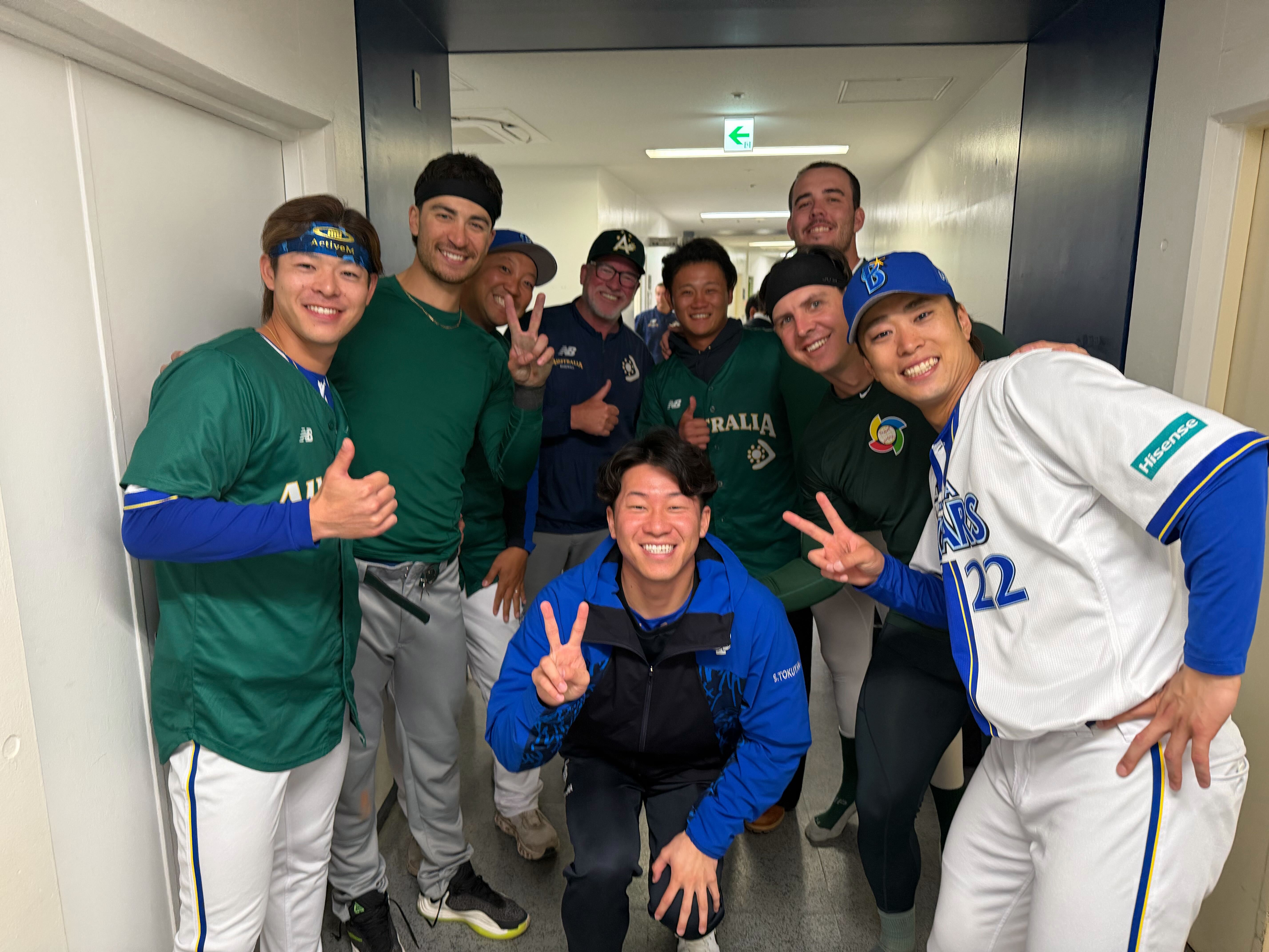 ウィンターリーグ以来の再会🇦🇺