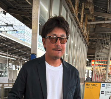 藤田コーチと移動🚄