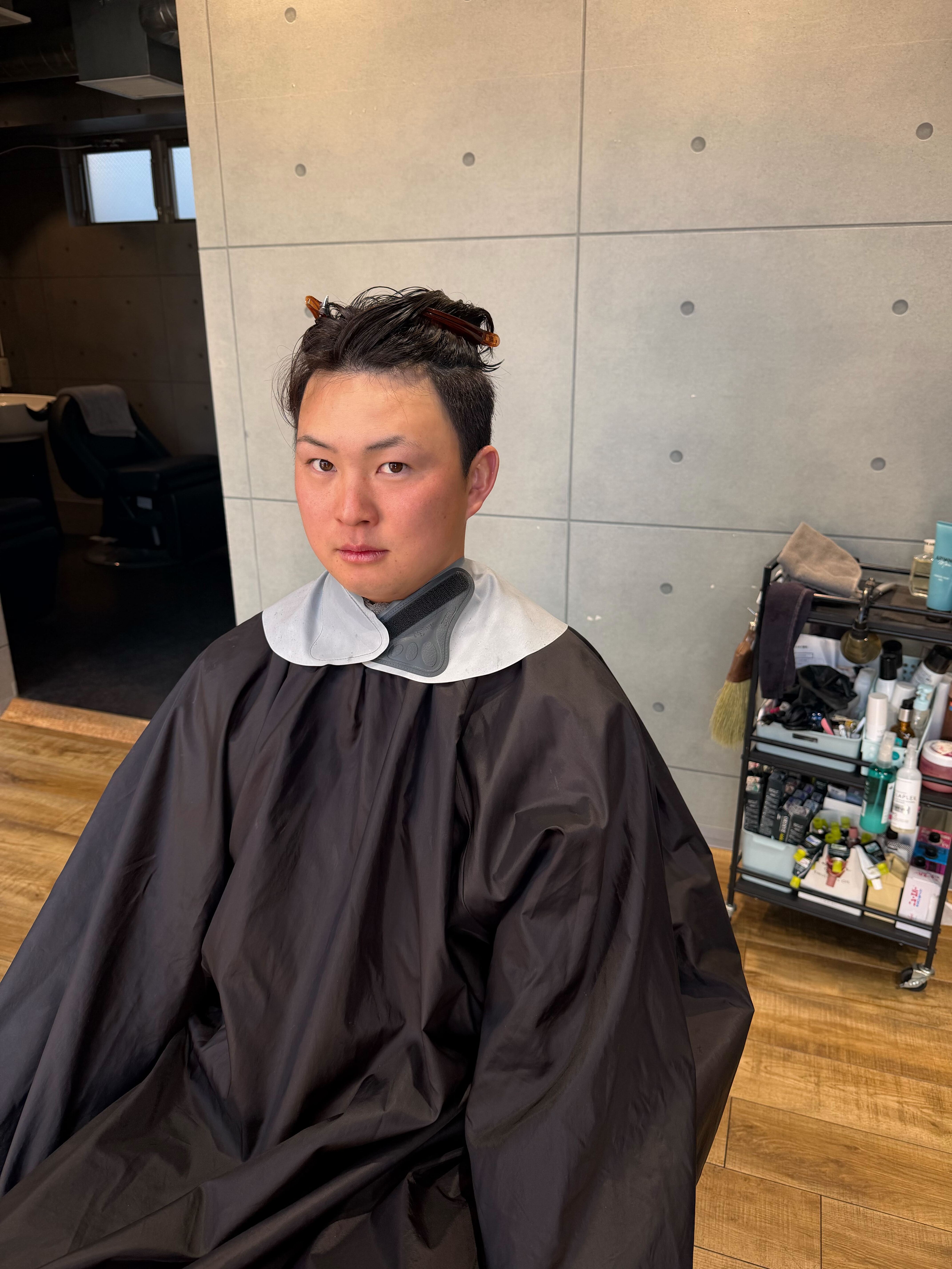 美容院で遭遇！