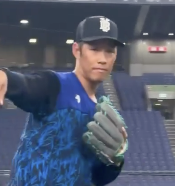 試合前練習に励む選手たち！