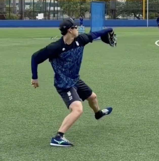 投手陣のキャチボール⚾️