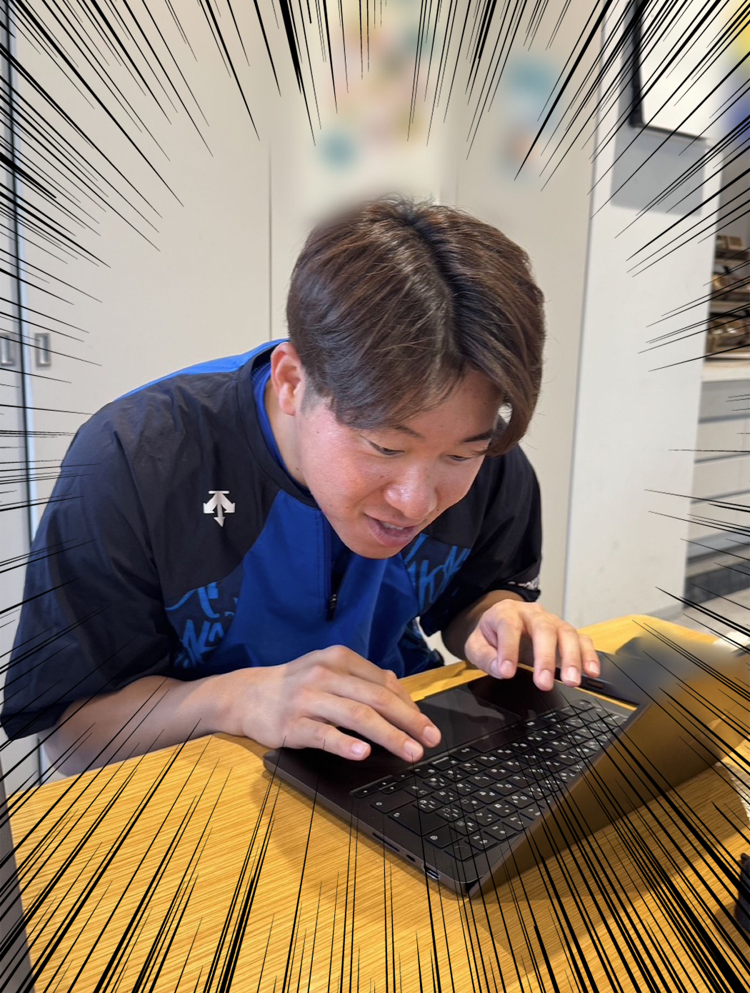 本日の〇〇は徳山広報がお送りしていました