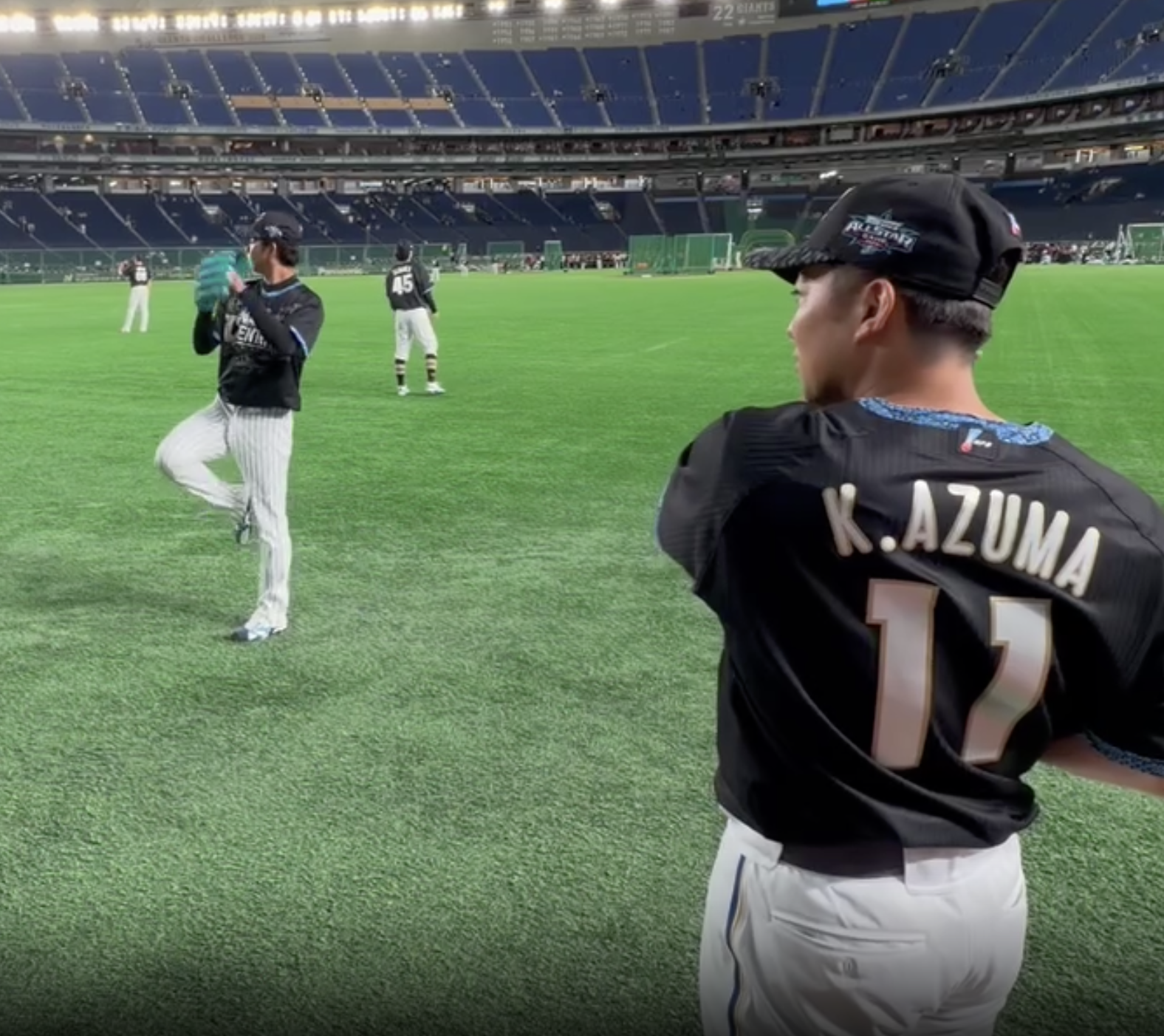 阪神タイガース高橋遥人選手を東さんと見学👀