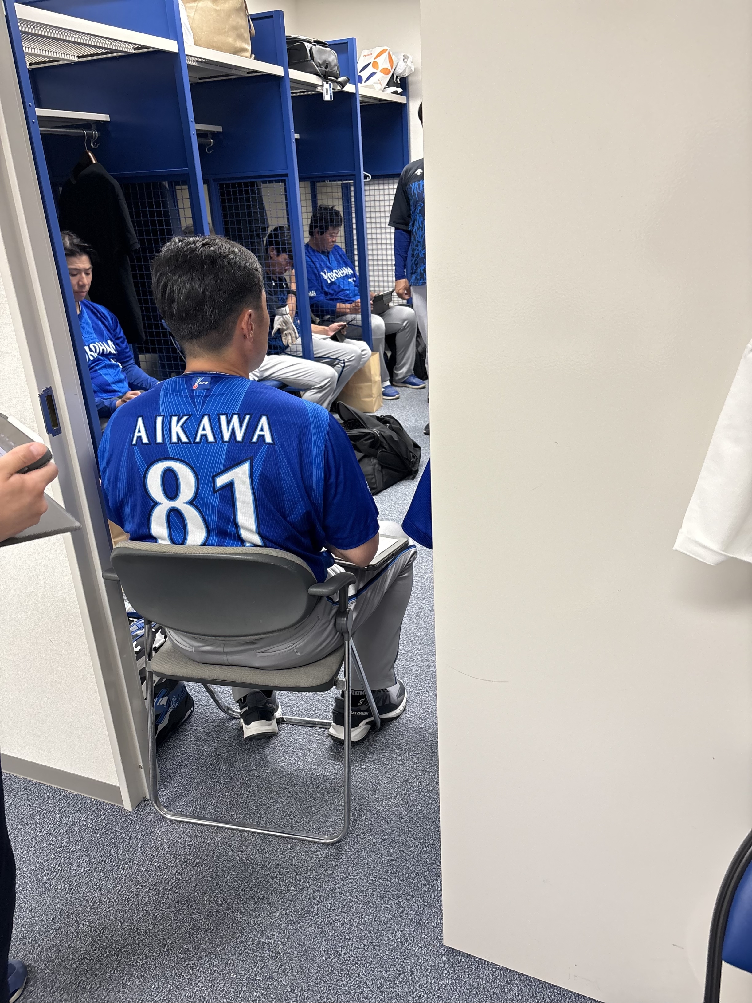 ドームはやっぱり涼しくていいね