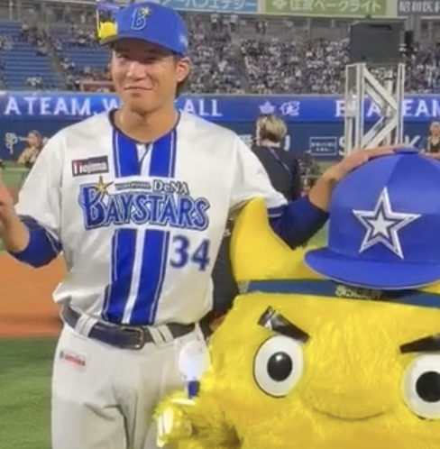 単独お立ち台！