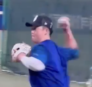 汗だくで頑張ってます！