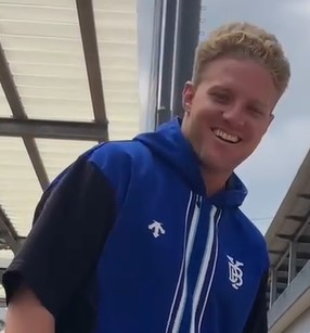 トレーニング中のアンバギー