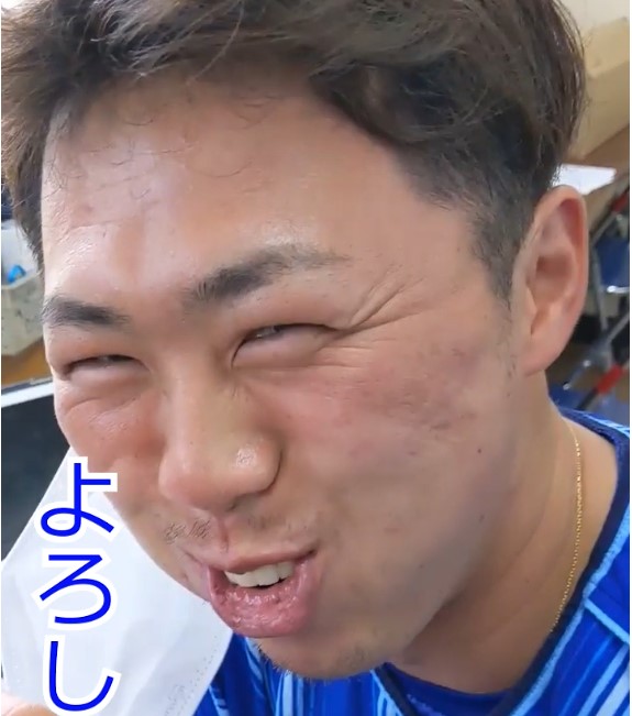 休憩中の一コマ。