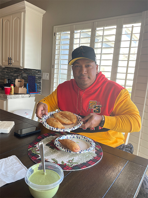 チャモさんの自宅へ訪問