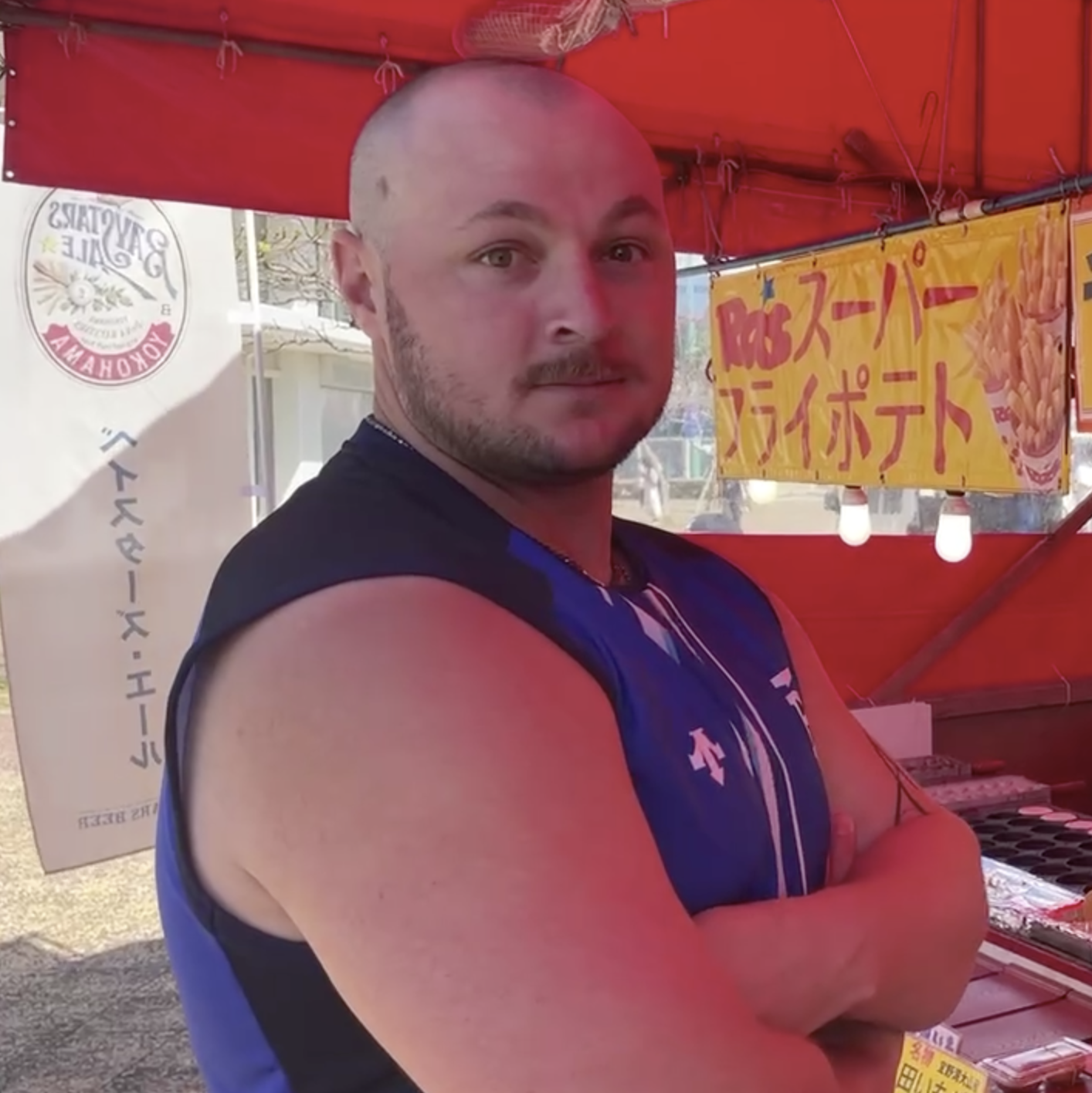 JBと山盛りのおにぎり