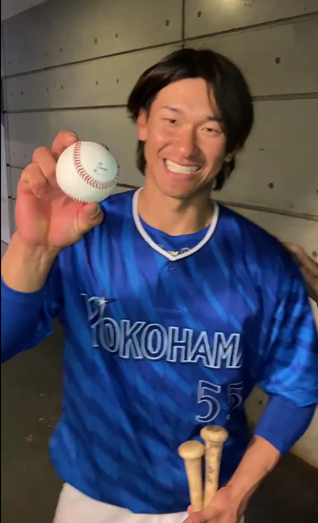 待望のホームラン！