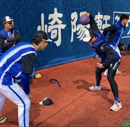 投手陣の休み時間