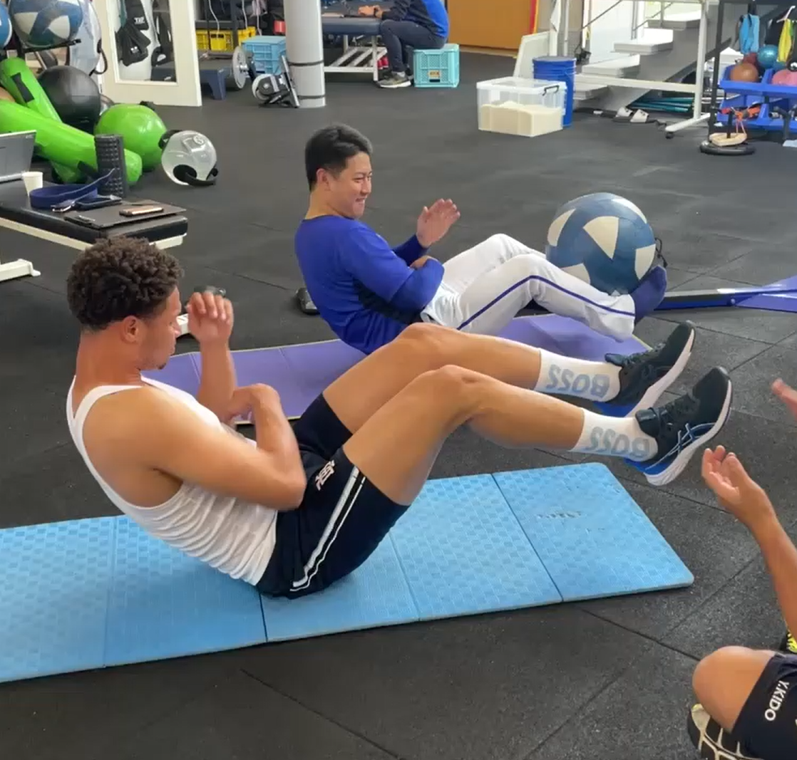 仲野通訳の体幹トレーニング